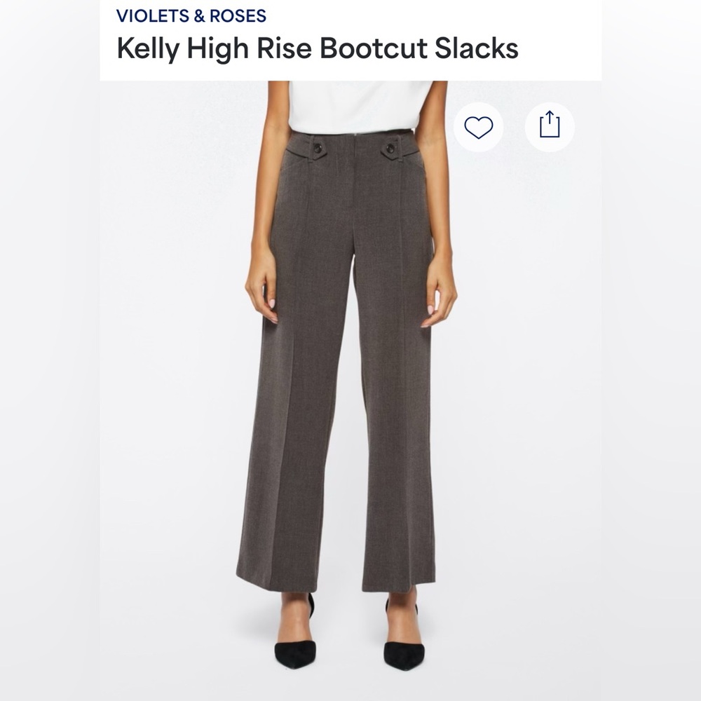 Brand new Stitch Fix Violets and Roses brand wide leg work pants.  Lovely!